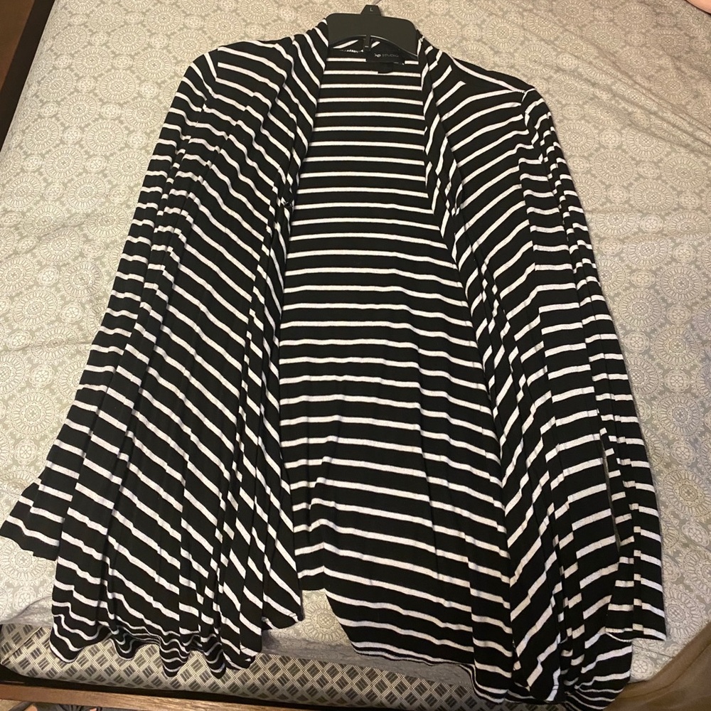 Black and white cardigan